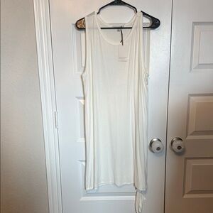 NWT Green Envelope Sleeveless Tie Hem Coverup Sz XL